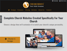 Tablet Screenshot of churchdev.com